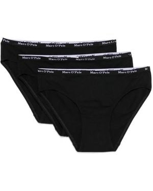 Marc O' Polo Set De Tres Calzoncillos Con Logo - Negro