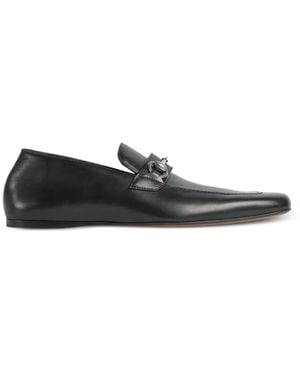 Gucci Horsebit Leather Loafers - White