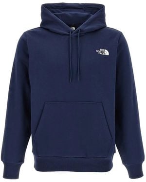 The North Face Logo-Print Hoodie - Blue
