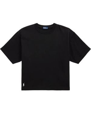 Polo Ralph Lauren Polo Pony-Embroidered T-Shirt - Black