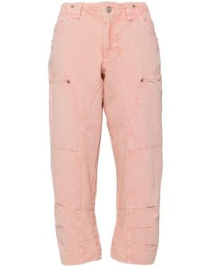 Free People Supersonic Slim Trousers - Pink