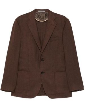 Corneliani Sakko mit aufgesetzten Taschen - Braun