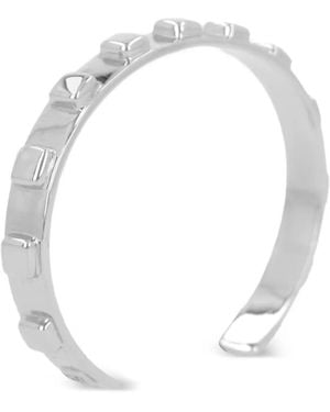FEDERICA TOSI Sophie Geometric Cuff Bracelet - White