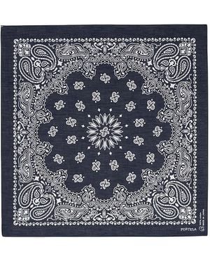Fortela Paisley Bandana - Blue