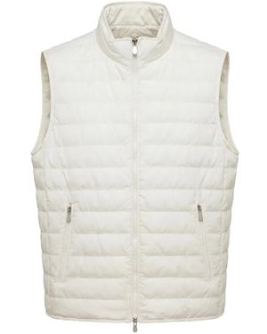 Brunello Cucinelli Quilted Gilet - White