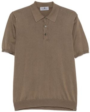 Della Ciana Short-Sleeve Polo Shirt - Brown