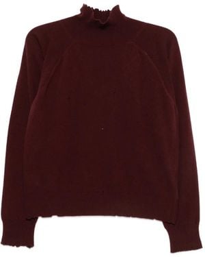 Maison Margiela Pullover Im Distressed-Look - Lila