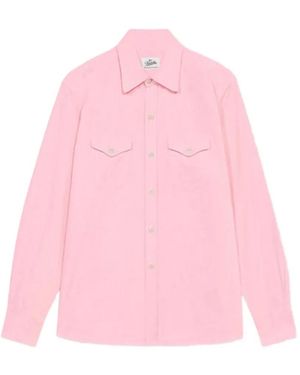 Fortela Chemise Tex2 Yokes À Empiècements Et Poches Plaquées - Pink
