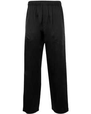 Bode Satin Track Trousers - Black