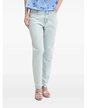 HUGO Logo-Plaque Jeans - Blue
