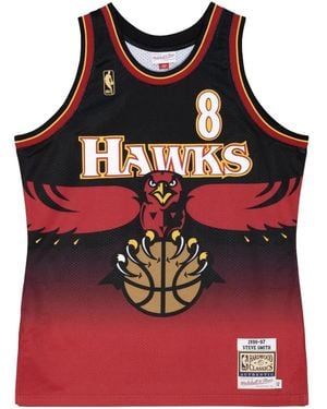 Mitchell & Ness "Nba Atlanta Hawks 1996 Steve Smith" Authentic Jersey - Red