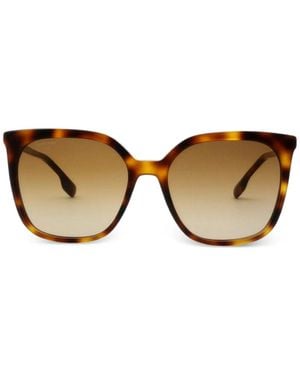 Burberry Eckige Sonnenbrille - Braun