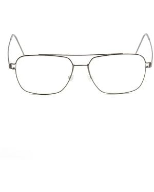 Lindberg Martin Browline Glasses - Metallic