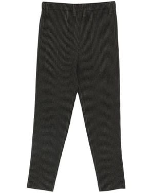 Homme Plissé Issey Miyake Pleated Trousers - Black
