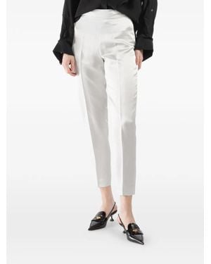 Antonelli Rosmarino Tapered Leg Regular Pants - White
