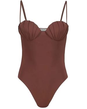 Amotea Serena ワンピース水着 - ブラウン