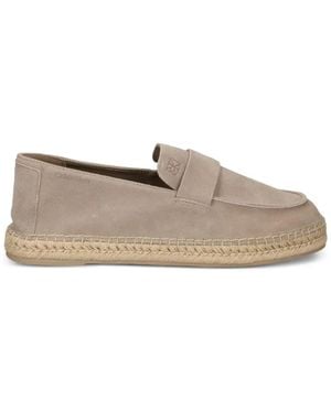 Calvin Klein Suede Espadrilles - Natural