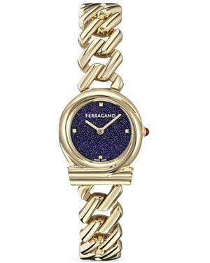 Ferragamo Gancini Twisted-Chain 28Mm Watch - Metallic