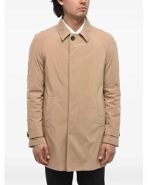 Corneliani Raglan-Sleeve Coat - Natural