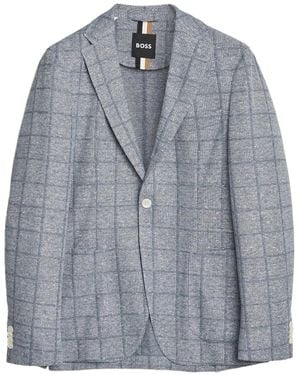 BOSS Blazer À Carreaux - Gris