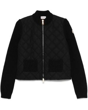 Moncler ジップアップ パデッドジャケット - ブラック