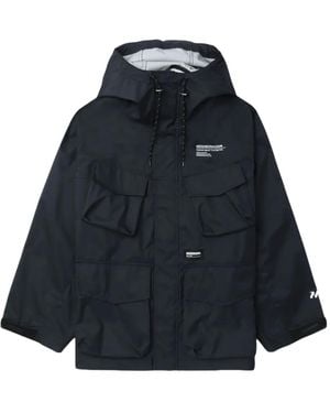 Neighborhood Multi-Pocket Hooded Jacket - Blue