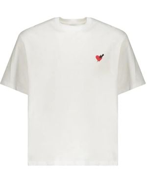 Neil Barrett Logo-Print Cotton T-Shirt - White