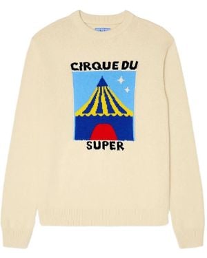 Kidsuper Maglione Con Intarsio - Bianco