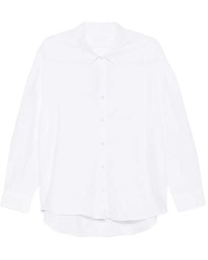 Private 0204 Camisa Con Dobladillo Redondeado - Blanco