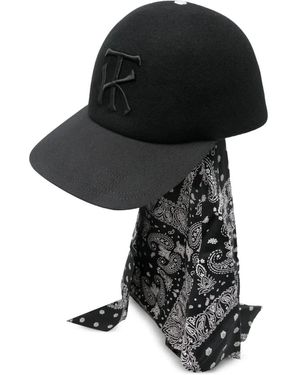 Kijima Takayuki Detachable-Scarf Baseball Hat - Black