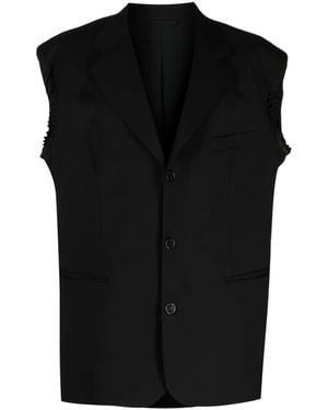 Raf Simons Ärmelloses Sakko - Schwarz
