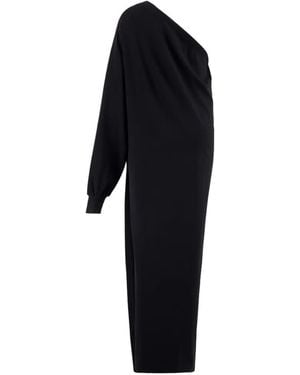 Balenciaga Asymmetric Wrap Dress - Black