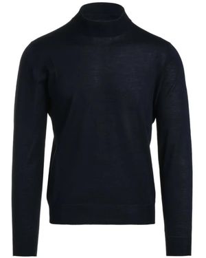 FILIPPO DE LAURENTIIS Wollen Trui Met Hoge Hals - Blauw