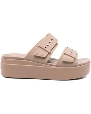 Crocs™ 40Mm Brooklyn Double-Buckle Sandals - Pink