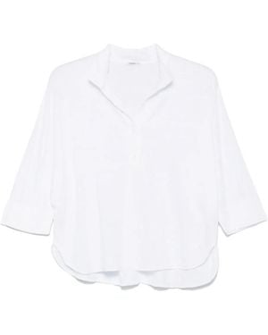 Transit Linen Jersey Top - White