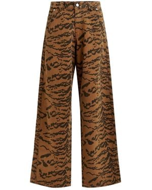 Essentiel Antwerp Jeans Met Tijgerprint - Bruin