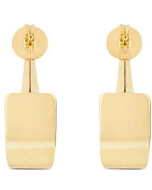 Courreges One Earrings - Metallic