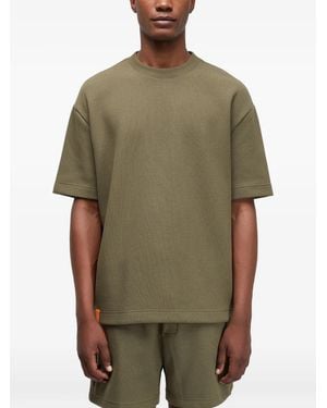 Osklen Waffle-Texture T-Shirt - Green