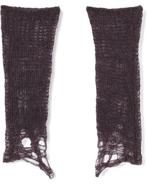 Cortana Knitted Gloves - Purple