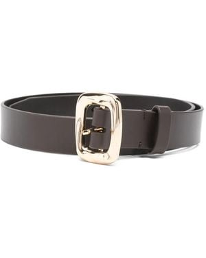 Zimmermann Malley Leather Buckle Belt - White