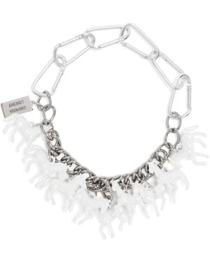 Chopova Lowena Horse Girl Necklace - White