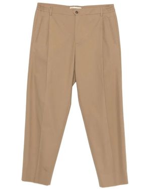 Briglia 1949 Manhattans Pleated Trousers - White