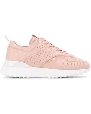 Tod's Perforated Detail Low Top Trainers - Pink