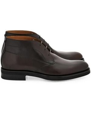 Ferragamo Settimo Schnürstiefel - Schwarz