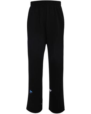 Tee Library Jogginghose Mit Grafischem Print - Schwarz