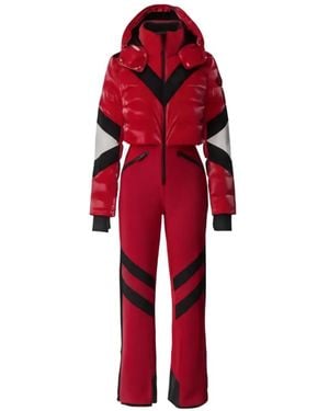 Mackage Tuta Da Sci Satory-Glo Con Design Color-Block - Rosso