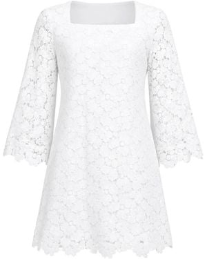 Jonathan Simkhai Mini Hana Lace Dress - White