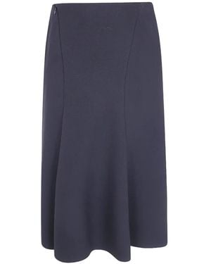N°21 Panelled Midi Skirt - Blue