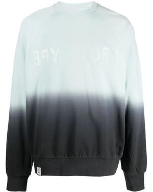 Izzue Logo-Patch Cotton Sweatshirt - Grey