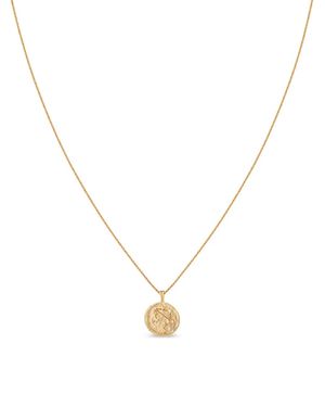 Astrid & Miyu Libra Zodiac Crystal-Embellished Necklace - Metallic